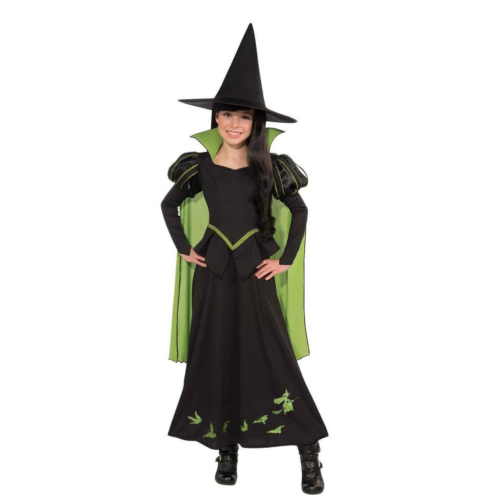 Wizard of Oz Wicked Witch of the West Deluxe Costume for Kids with Hat