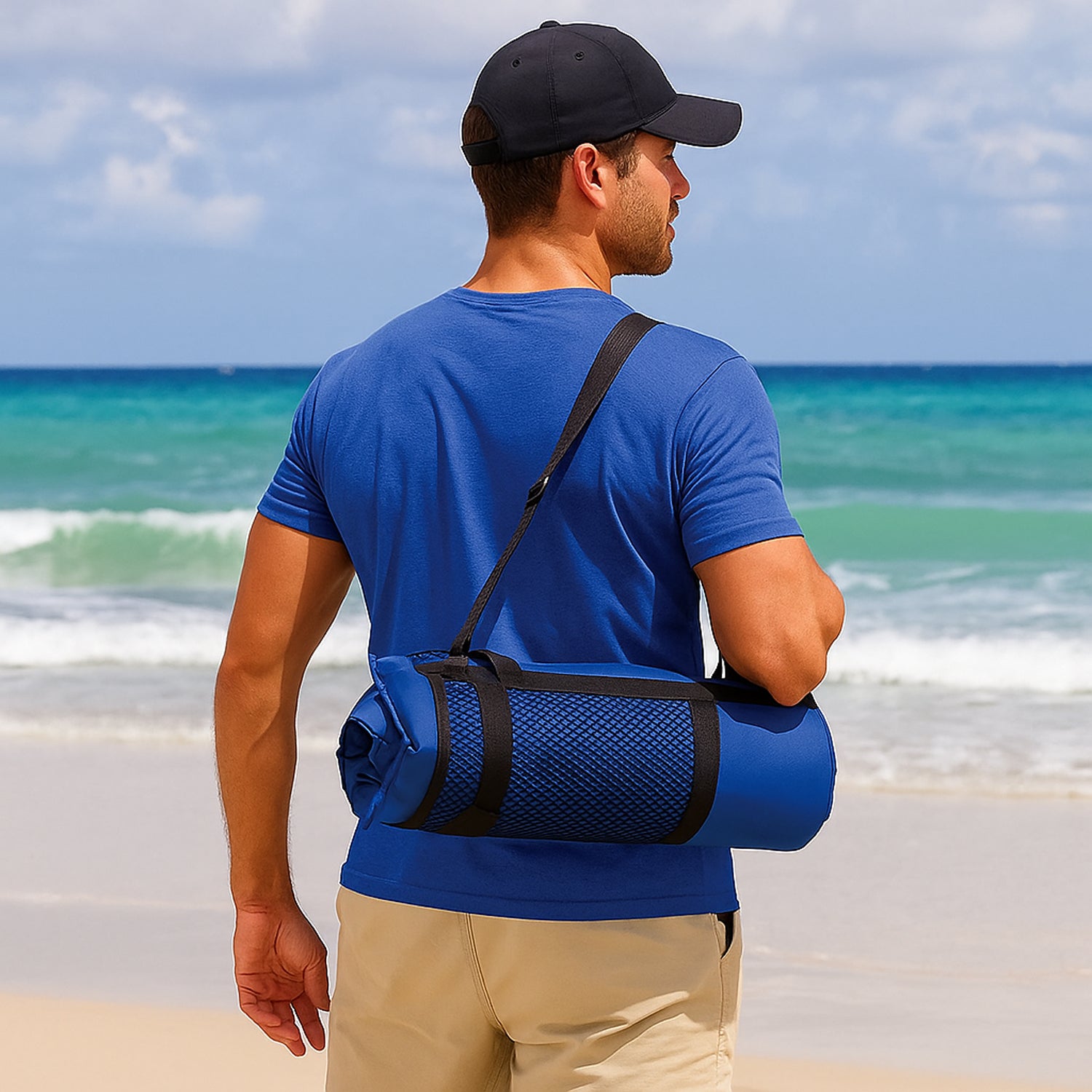 Vagooz Portable Stadium Seat Cushion – Foldable, Padded & Water-Resistant