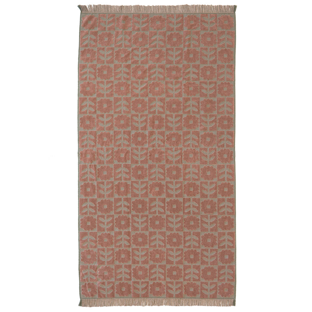 Bambury HiLo Beach Towel Bloom - Toffee