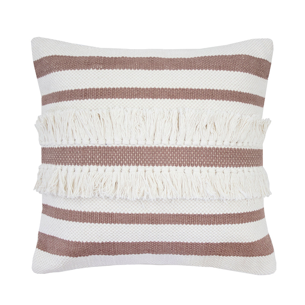 Bambury Tully Square Cushion - Elderberry