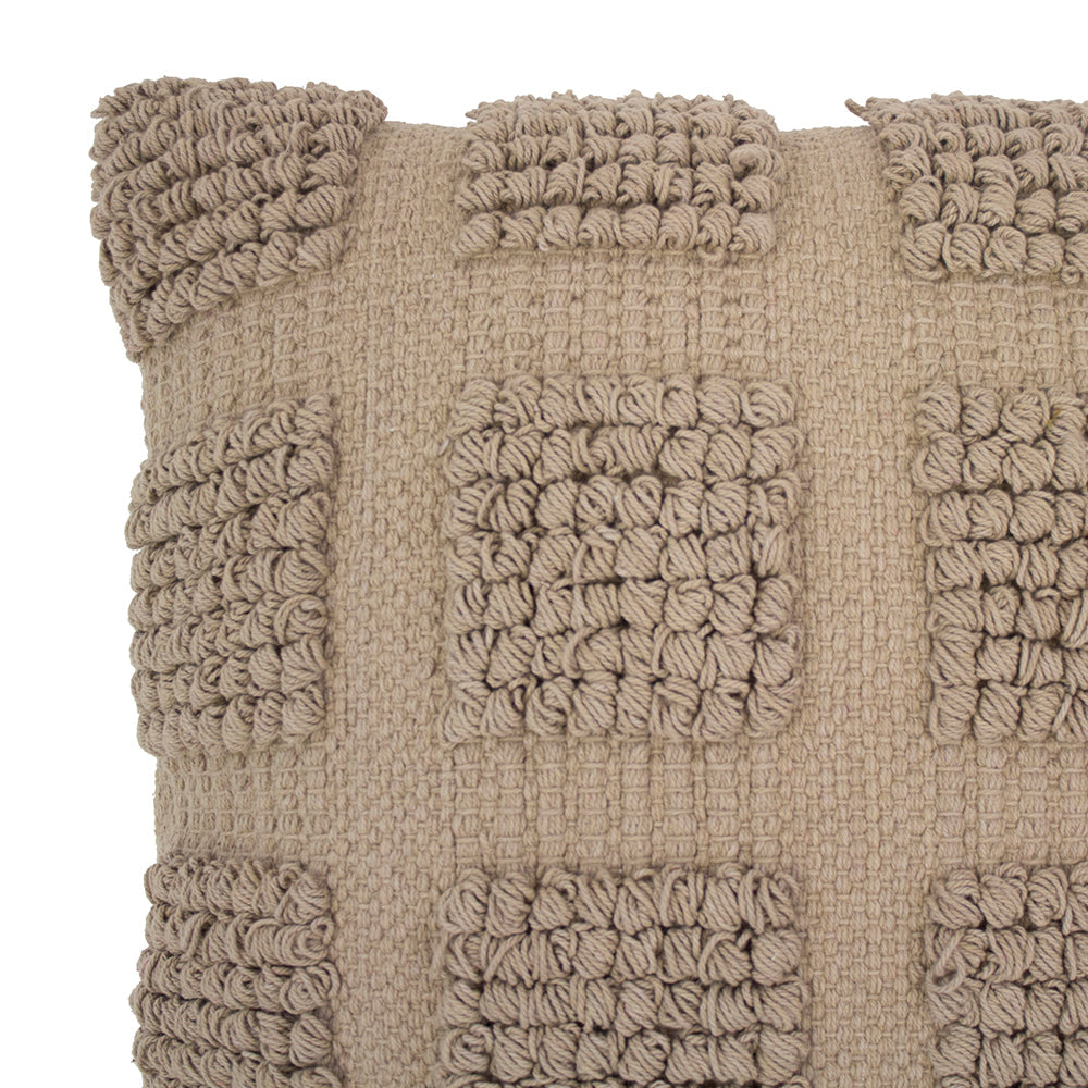 Bambury Dawson Square Cushion - Almond