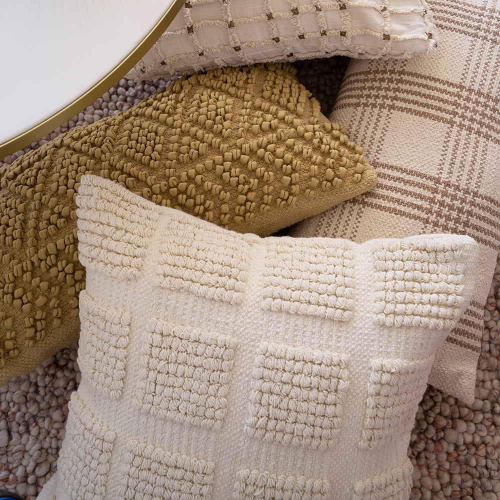 Bambury Glenelg Rectangle Cushion - Flax