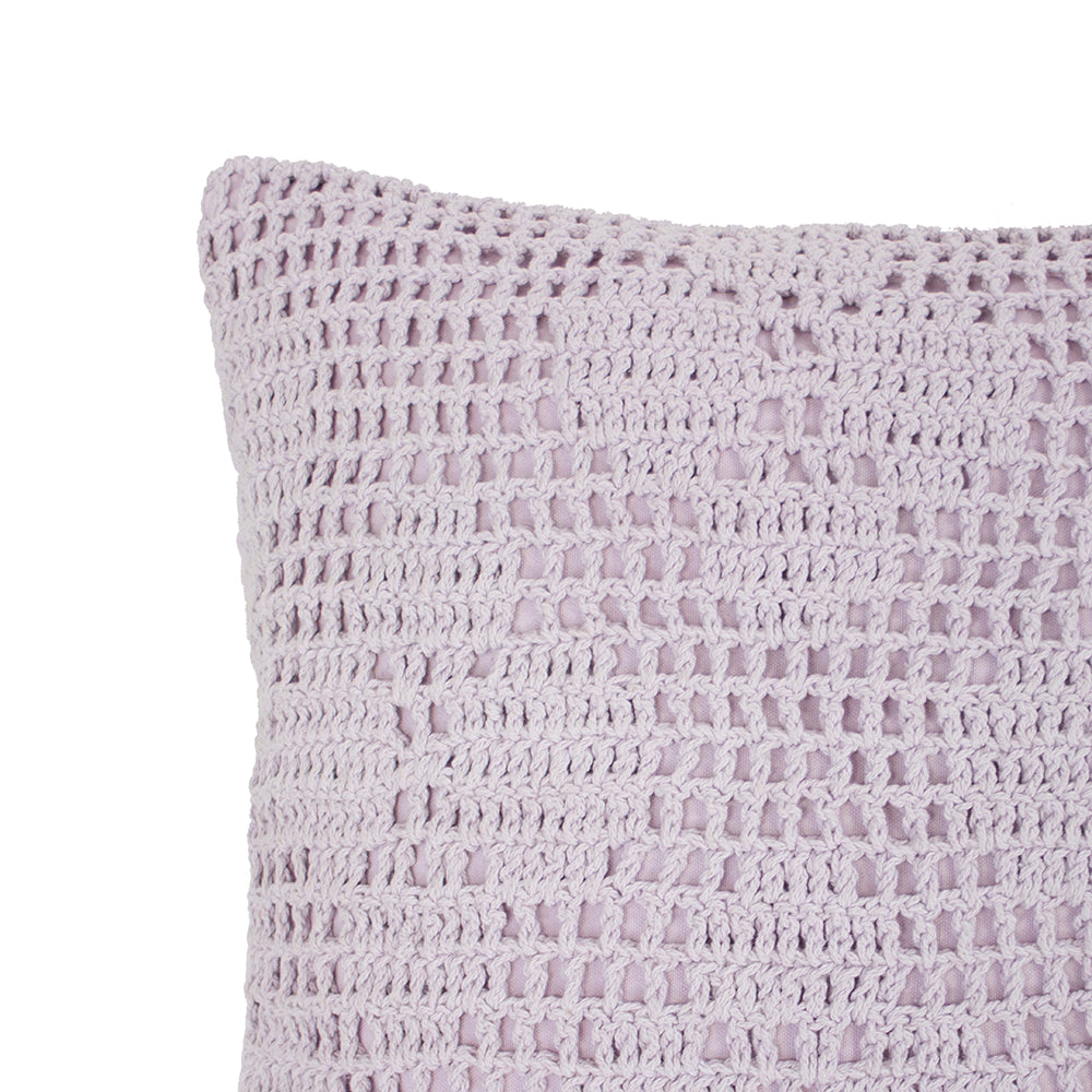 Bambury Callista Square Cushion - Lilac