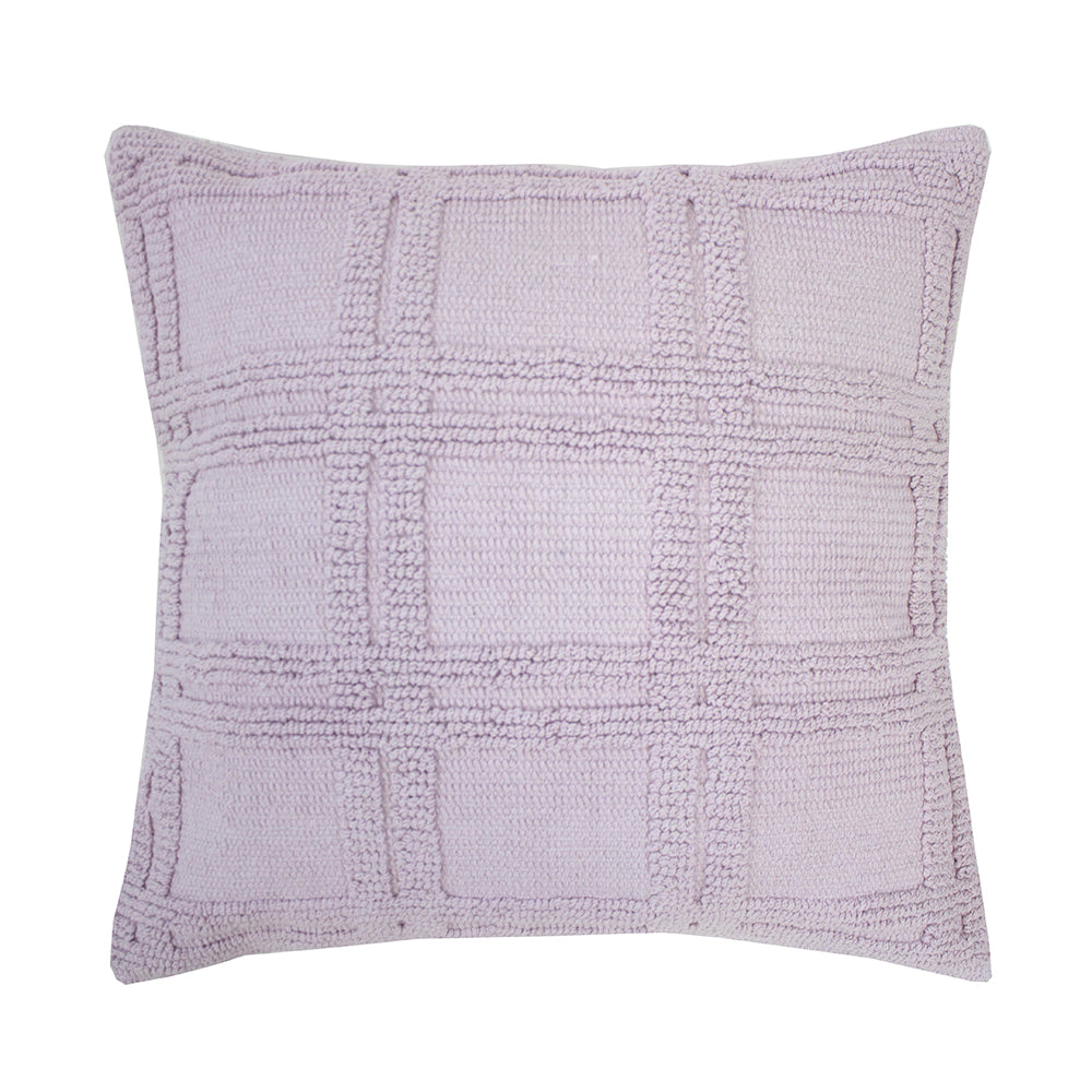 Bambury Christos Square Cushion - Lilac