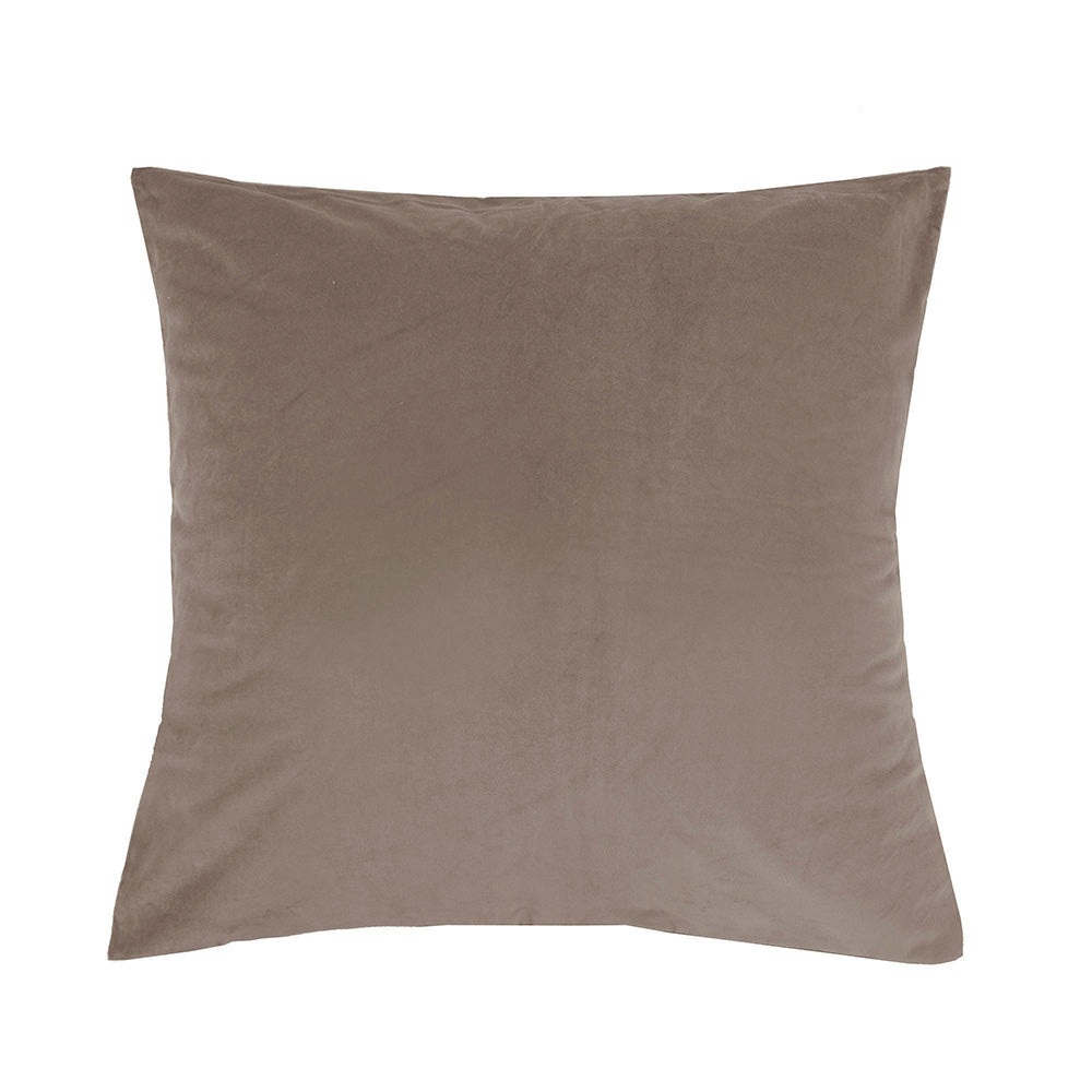 Bambury Velvet European Pillowcase - Almond