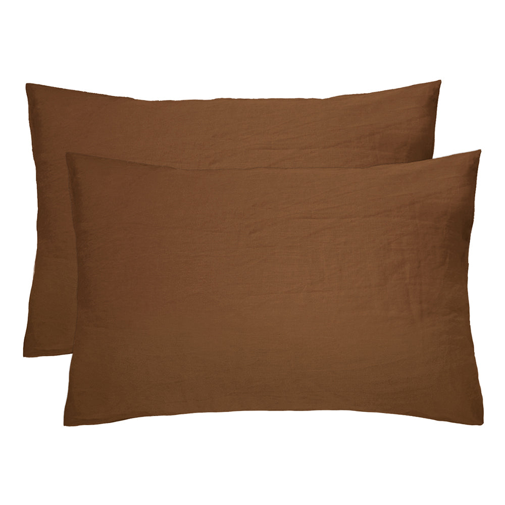 Bambury French Flax Linen Pillowcase Pairs