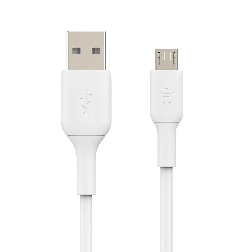 Belkin BoostCharge USB-A to Micro-USB Cable 1mUniversally compatible - White