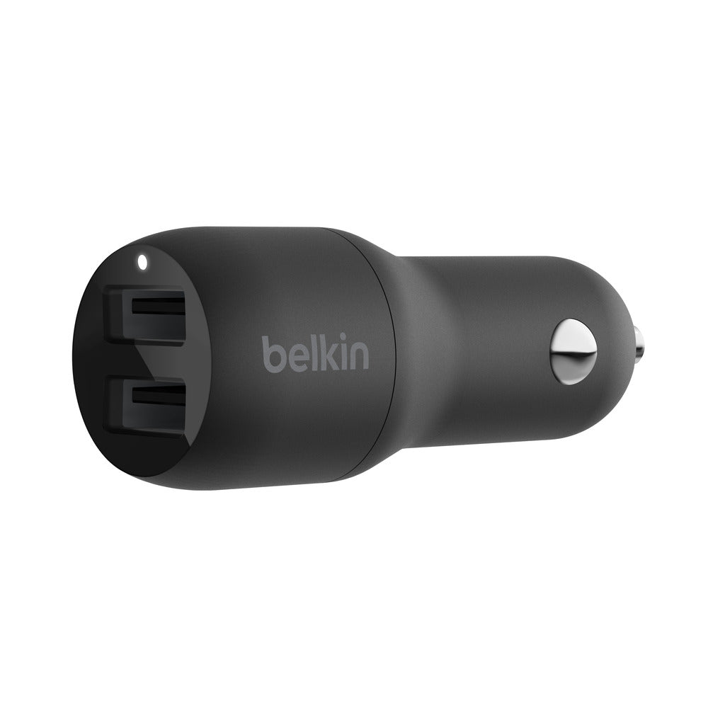 Belkin 24W Car Charger Universally compatible - Black