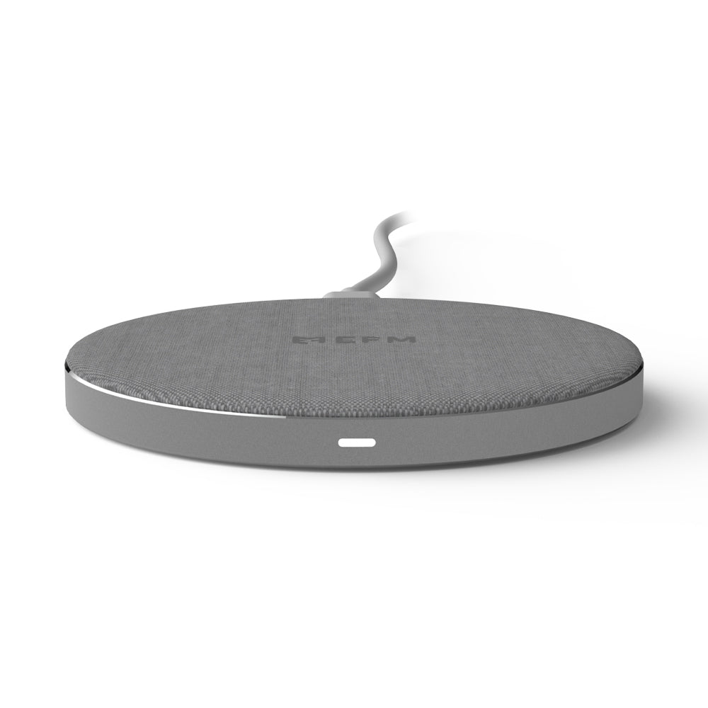 EFM 15W Wireless Charge PadWith Qi certification - Silver