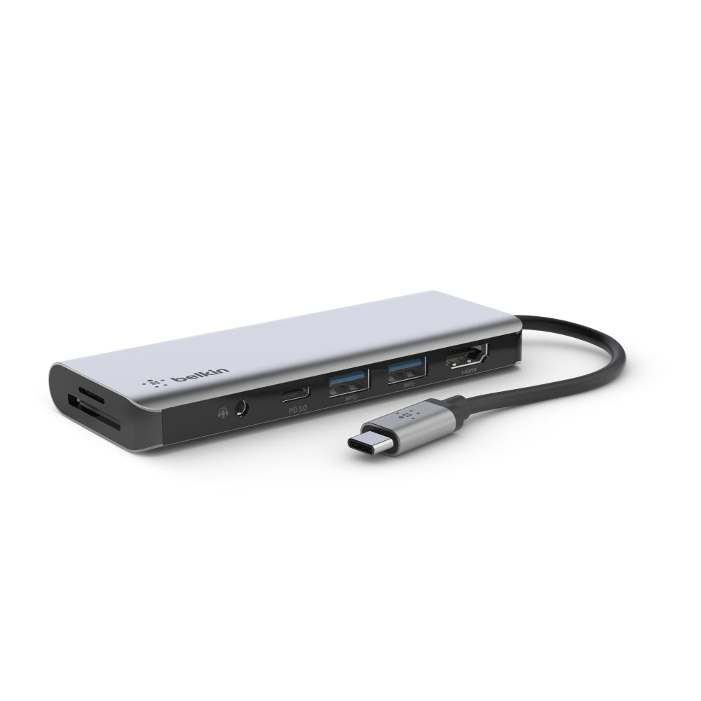 Belkin CONNECT USB-C 7-in-1 Multiport Hub AdapterSpace Grey