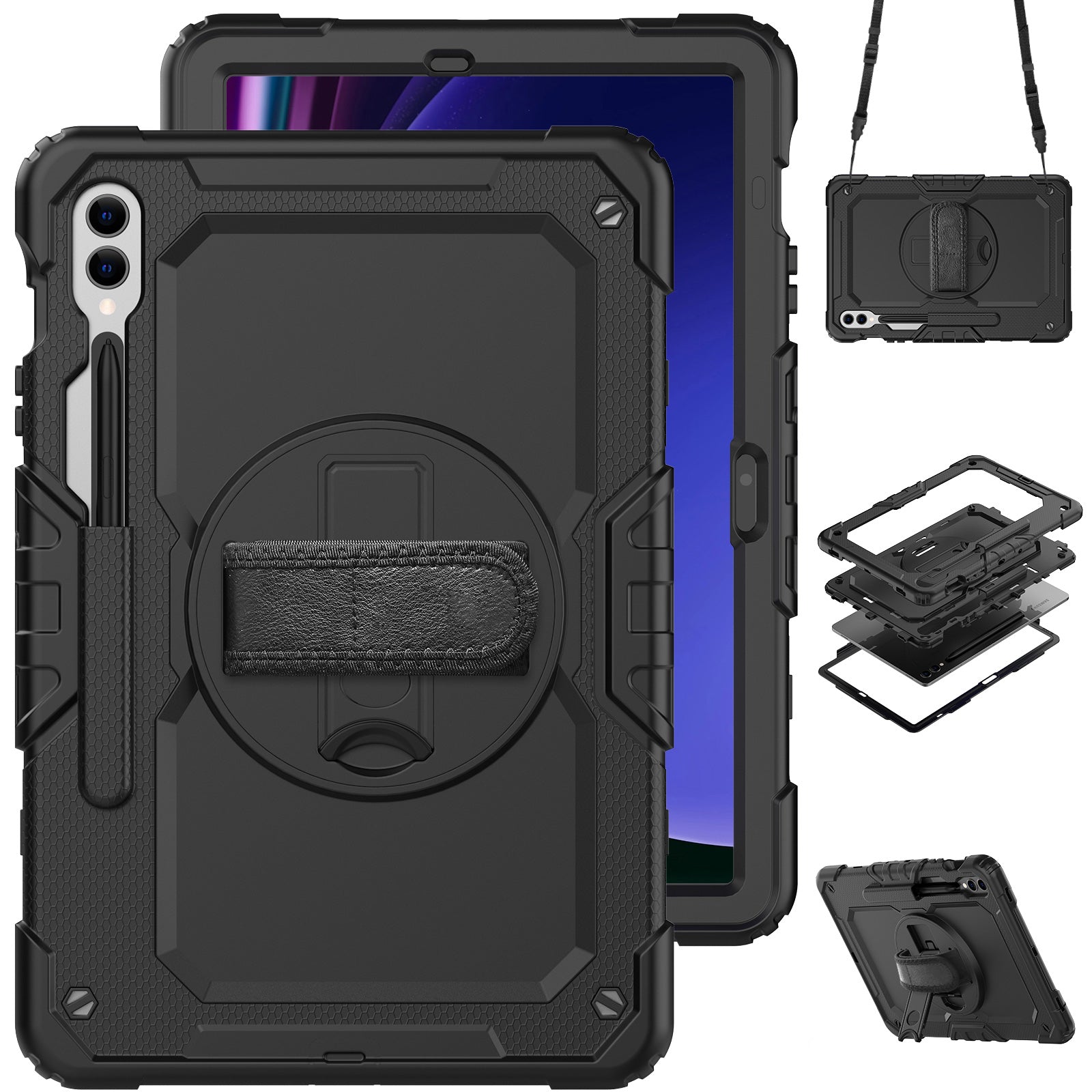 EFM Baja 3-in-1 Rugged Case for Samsung Galaxy Tab A9+ 11"