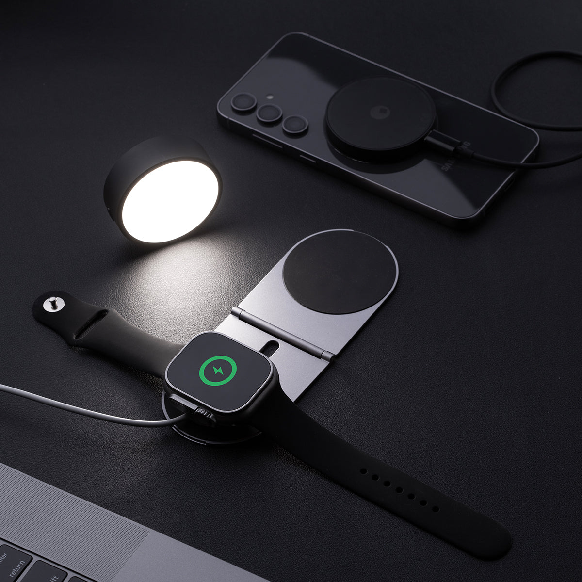 Rollingsq EDGE Pro Full Kit MagSafe Modular Kit Includes 15W Wireless Charger and Light