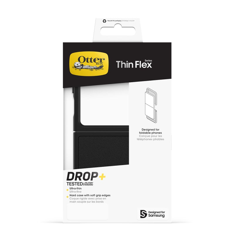 OtterBox Thin Flex Series Samsung Galaxy Z Flip Cases – Clear & Black