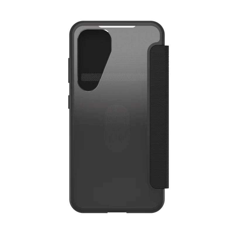 OtterBox React Folio Case For Samsung Galaxy S25 Series - Black Crystal