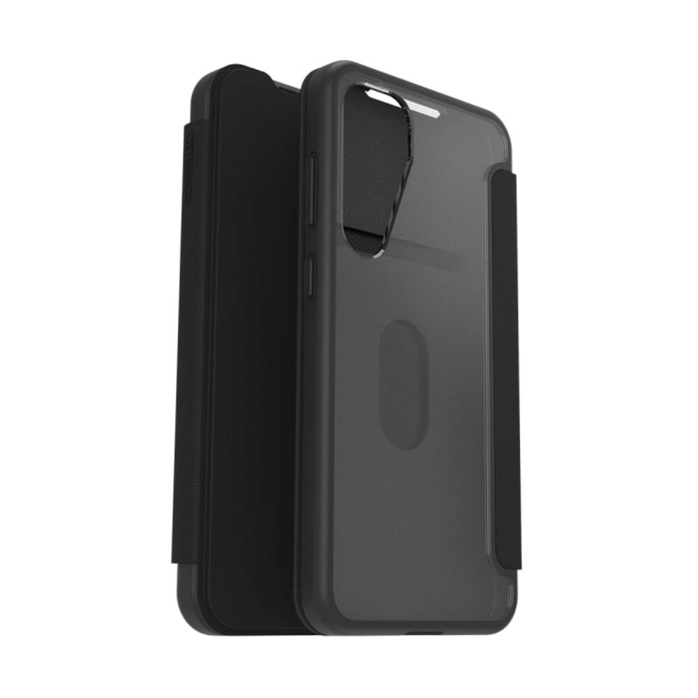 OtterBox React Folio Case For Samsung Galaxy S25 Series - Black Crystal