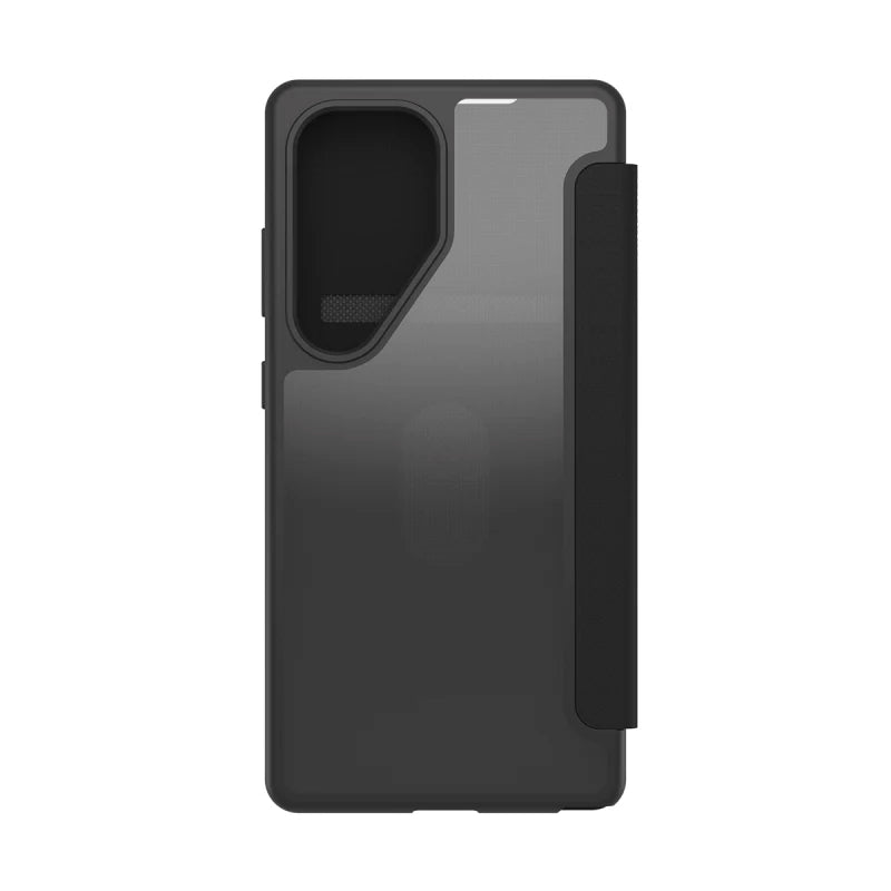 OtterBox React Folio Case For Samsung Galaxy S25 Series - Black Crystal