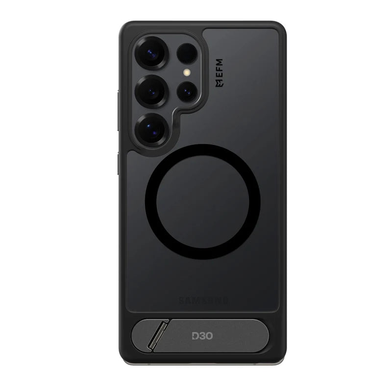 EFM Alta Case with D3O BIO For Samsung Galaxy S25 Ultra - Black/ Clear