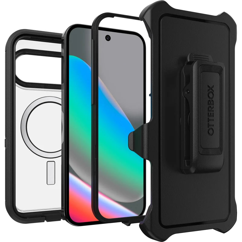 OtterBox Defender Pro XT Magnetic Cases for Google Pixel 10 Series - Dark Side Black