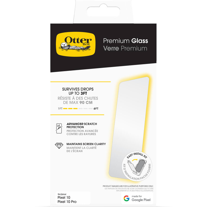 OtterBox Premium Glass Screen Protectors for Google Pixel 9/10 Series
