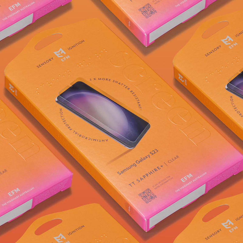 EFM TT Sapphire+ Screen Armour for Samsung Galaxy S23 Series