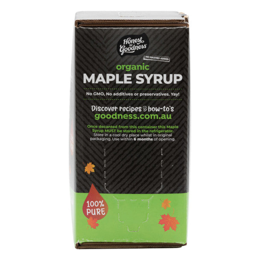 Honest to Goodness Organic Maple Syrup 5L