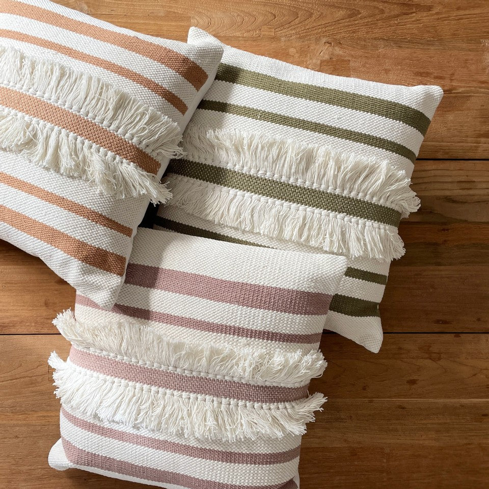 Bambury Tully Square Cushion - Elderberry
