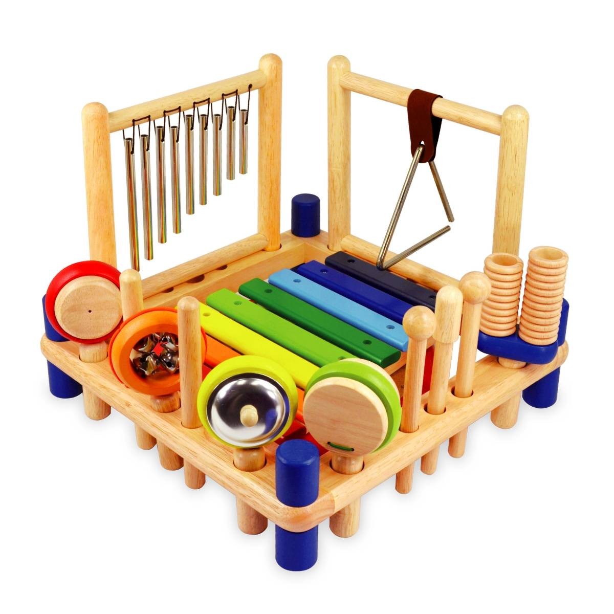 I'm Toy Wooden Melody Mix Musical Instrument Activity Toys for Kids