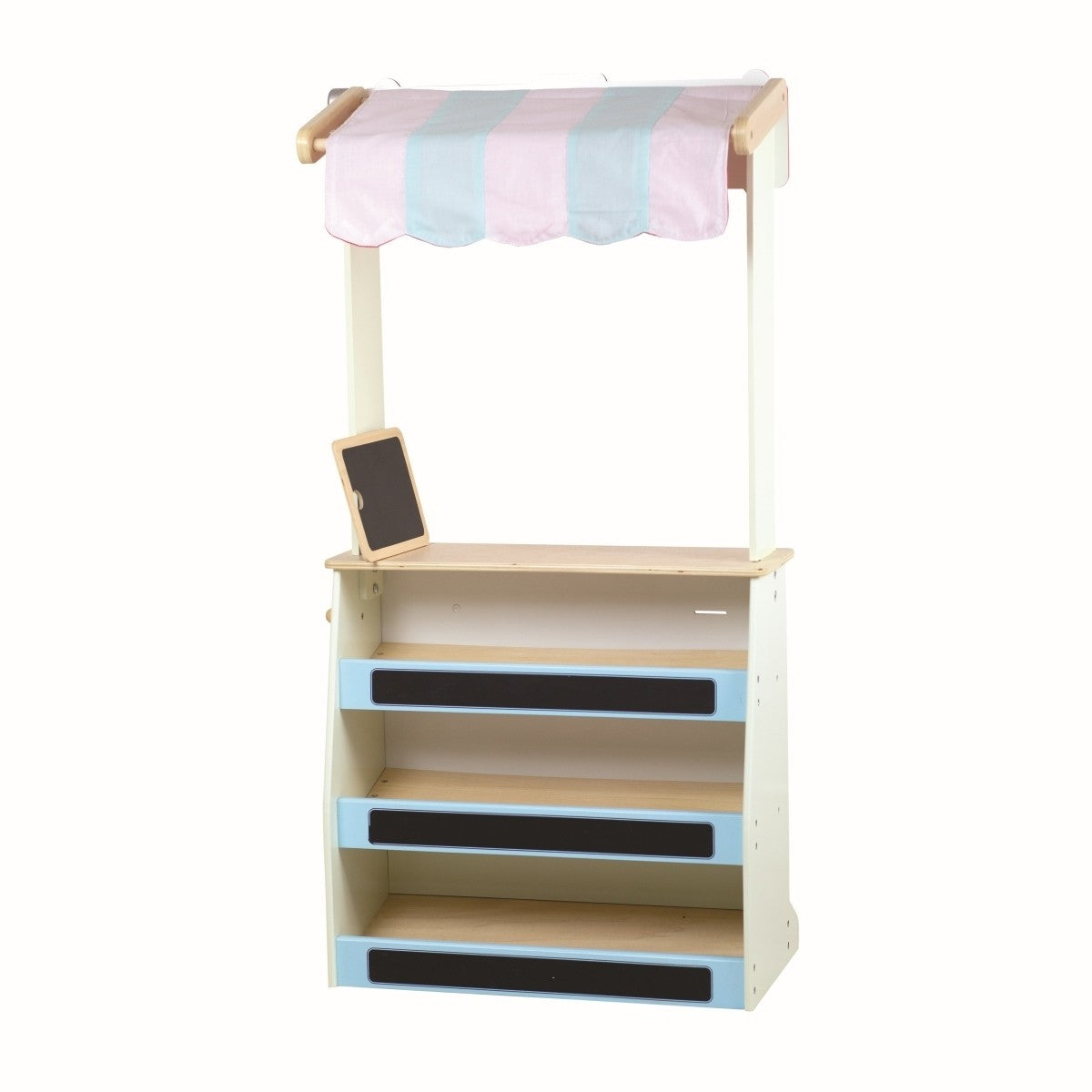 Tidlo Wooden Play Shop & Puppet Theatre 2 in 1 Role Play Toy for Kids