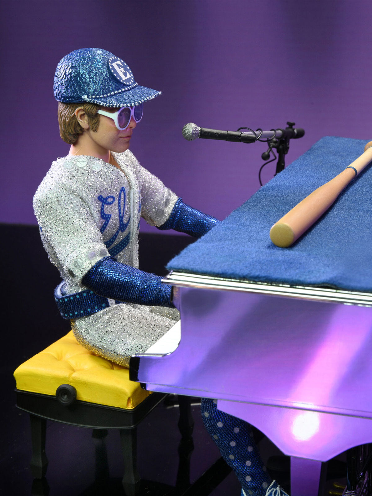 Elton John Live 1975 Action Figure 8” with Piano & Accessories