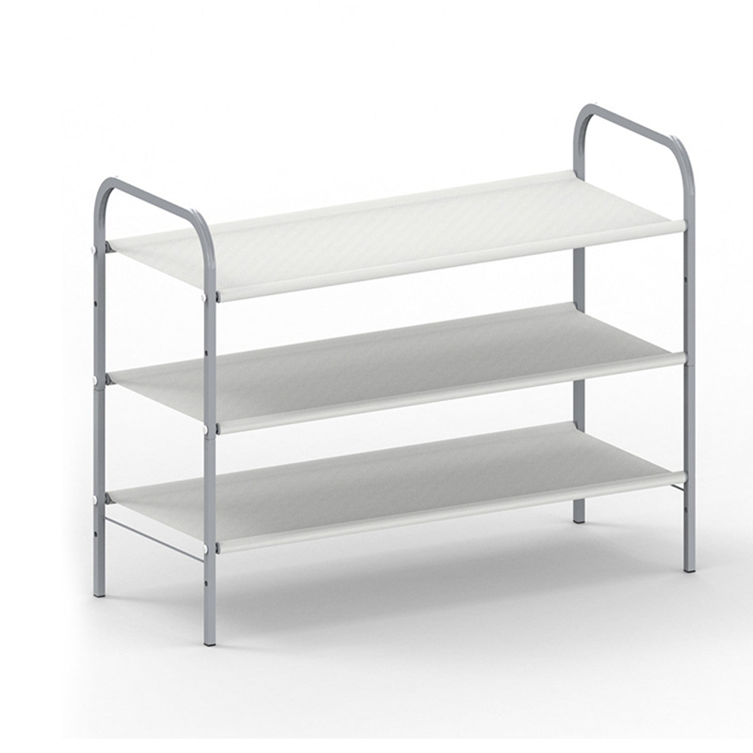 Hivvago 3-Tier Stackable Shoe Rack – Metal Storage Organizer for 20 Pairs