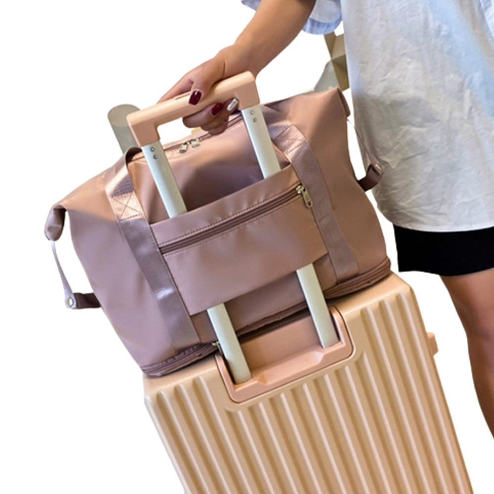 3 IN 1 Foldable and Expandable Large Capacity Travel Bag with Bottom Extension & Multi-Pocket