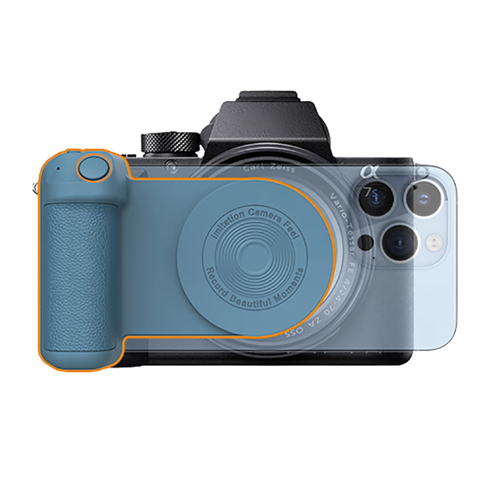 3 in 1 Grip Magnetic Camera Handle Bluetooth Bracket Anti-Shake Handle Photo Stand - USB Rechargeable