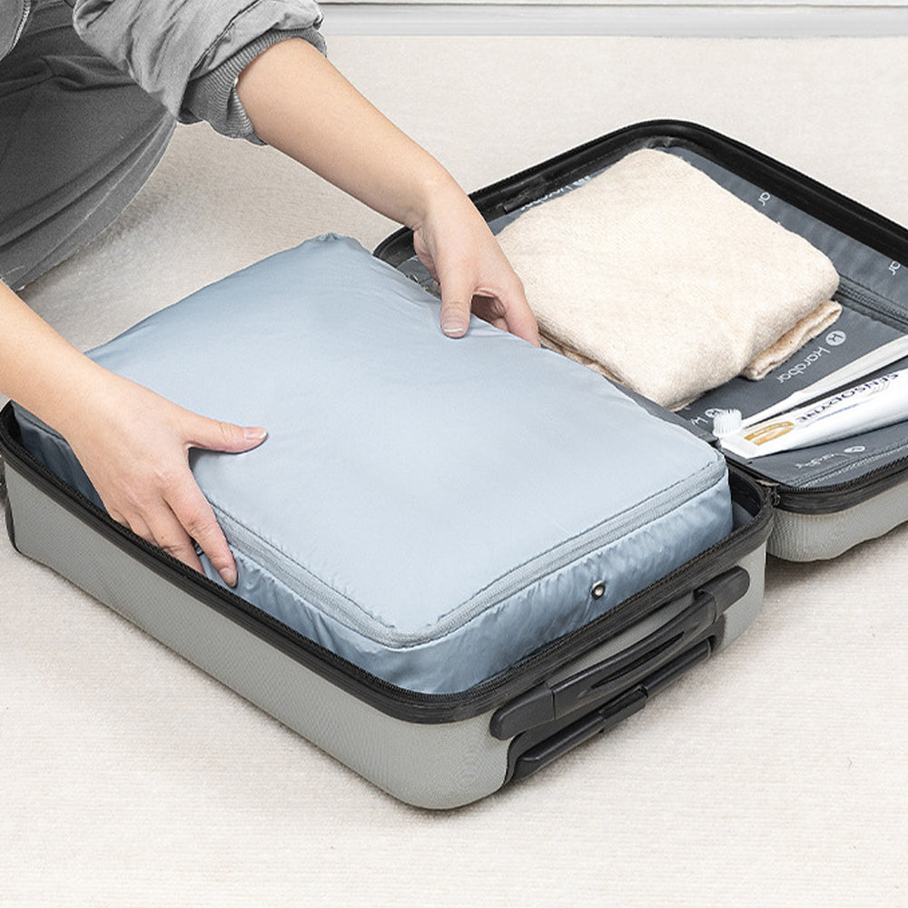 Compression Packing Cube Foldable Puffer Jacket Travel Storage