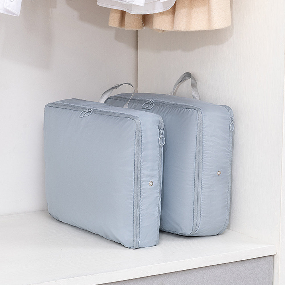 Compression Packing Cube Foldable Puffer Jacket Travel Storage