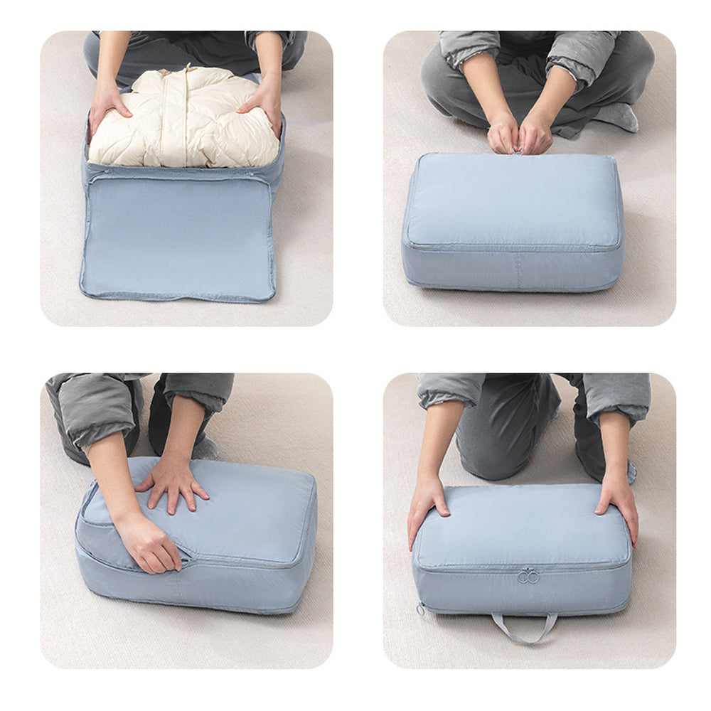 Compression Packing Cube Foldable Puffer Jacket Travel Storage