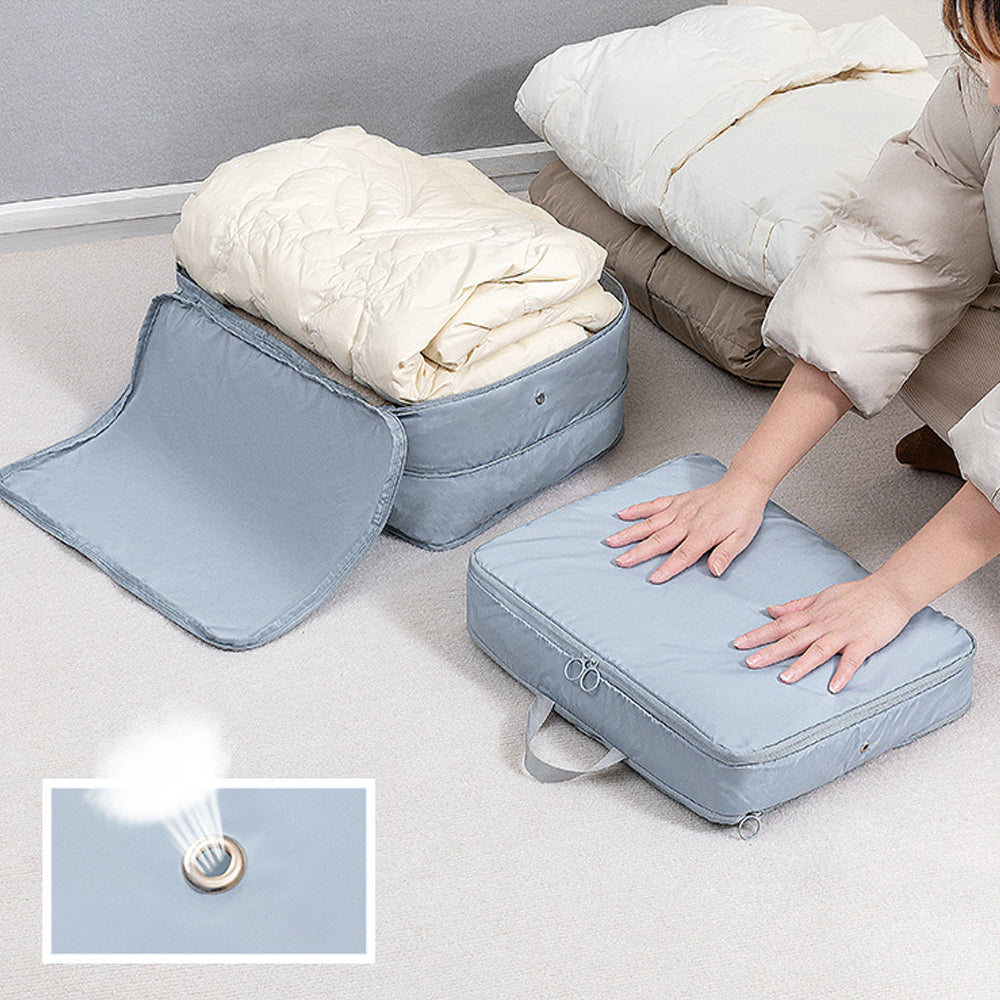 Compression Packing Cube Foldable Puffer Jacket Travel Storage