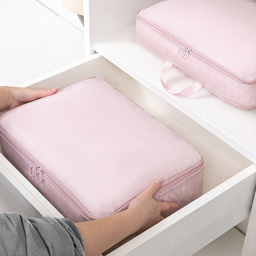 Compression Packing Cube Foldable Puffer Jacket Travel Storage