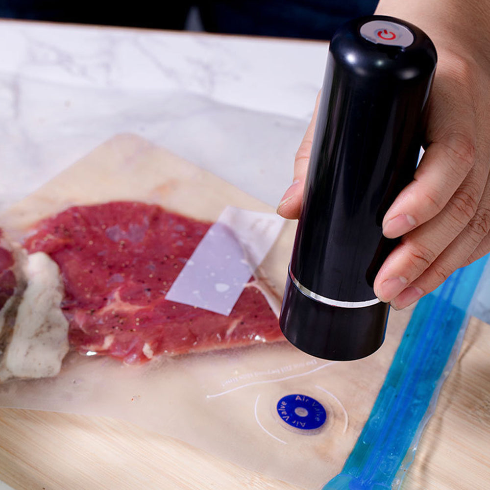 Mini Handheld Vacuum Sealing Machine for Storage Bags - USB Rechargeable