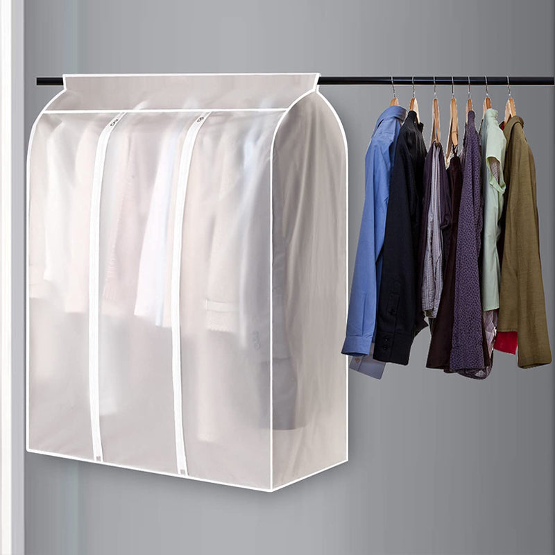 3D Zipper Clothes Dust Cover Garment Wardrobe Bag Storage