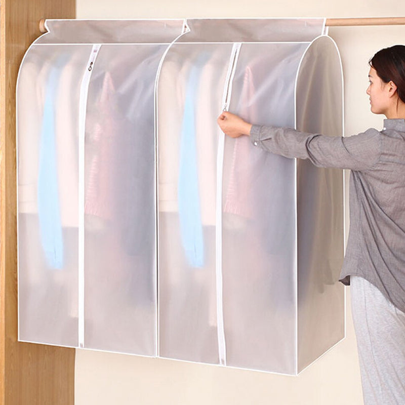 3D Zipper Clothes Dust Cover Garment Wardrobe Bag Storage