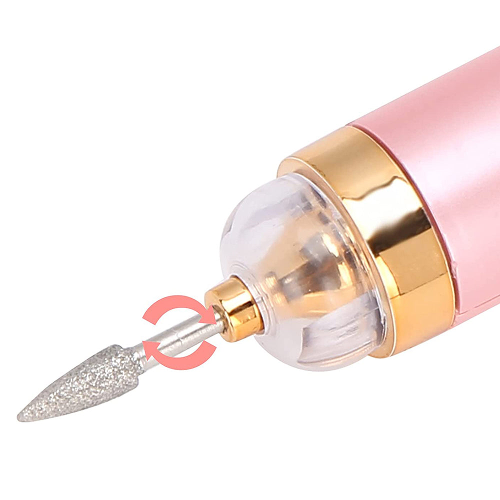 5 IN 1 Electric Nail Drill Kit Full Manicure and Pedicure Tool - USB Rechargeable