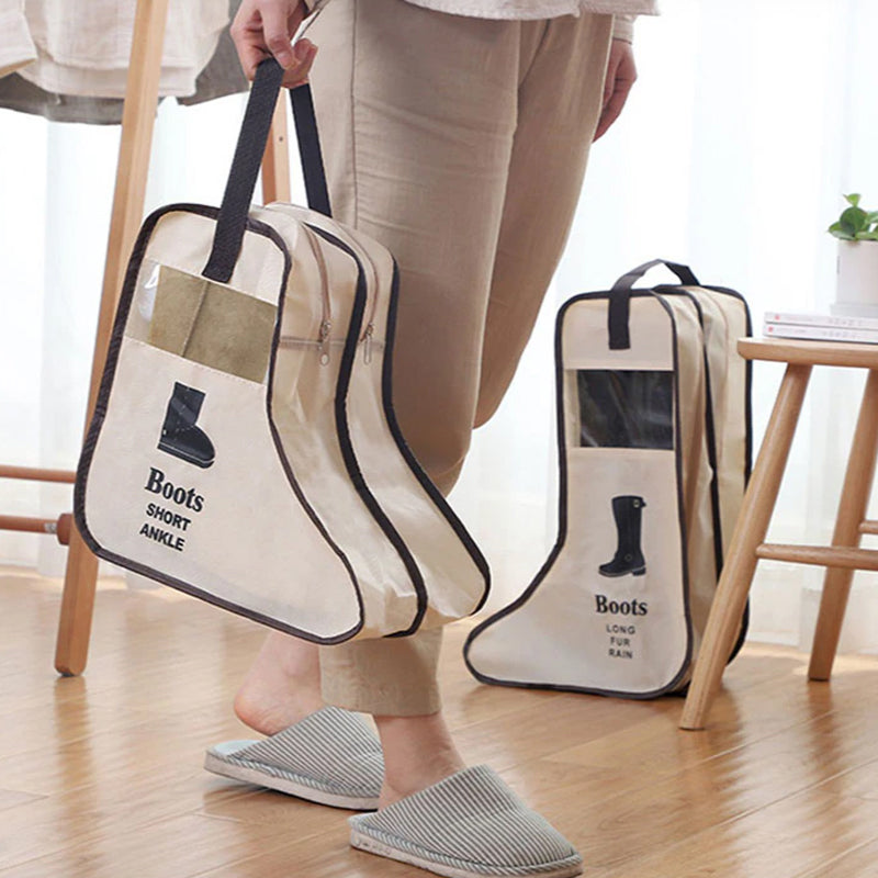 Portable and Dust Proof High Heels Shoe Zippered Travel Storage