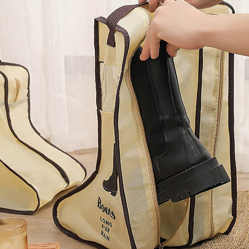 Portable and Dust Proof High Heels Shoe Zippered Travel Storage
