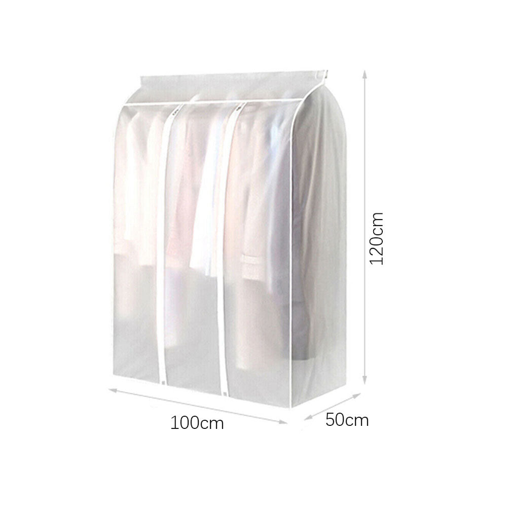 3D Zipper Clothes Dust Cover Garment Wardrobe Bag Storage