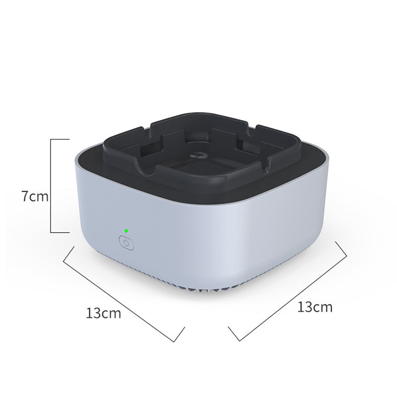 360° Suction Air Purifying Electronic Ashtray- Battery Operated
