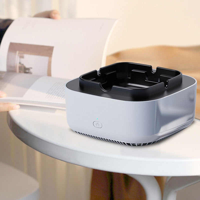 360° Suction Air Purifying Electronic Ashtray- Battery Operated