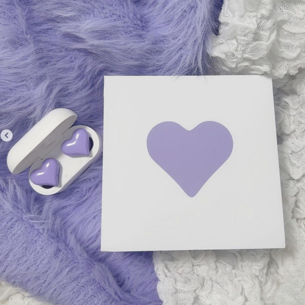 Wireless Bluetooth Heart Style Earphones - USB Rechargeable