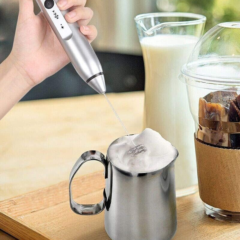 Electric Milk Frother and Egg Beater-USB Rechargeable