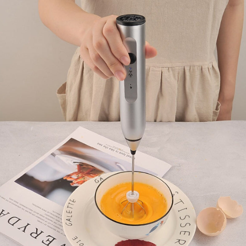 Electric Milk Frother and Egg Beater-USB Rechargeable