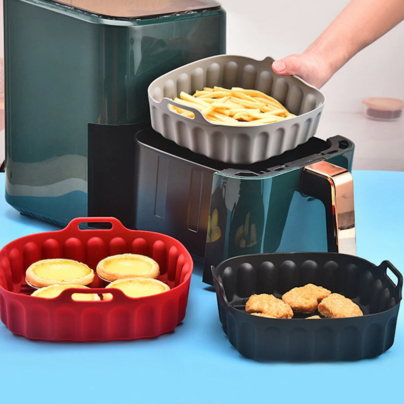 Washable Silicone Reusable Air Fryer Liner Kitchen Accessory